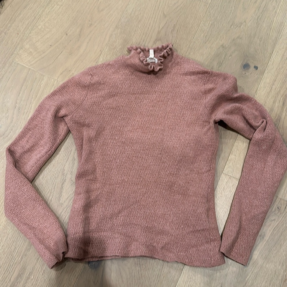 Rebecca Taylor Wool Cropped Sweater Medium